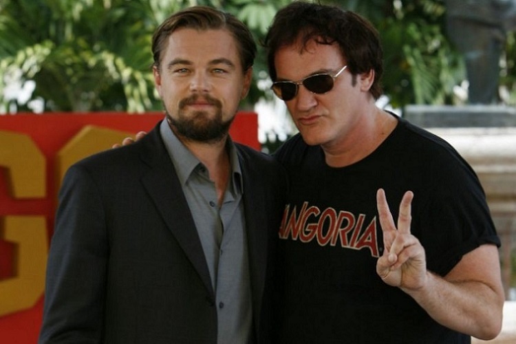 Quentin Taranino, dana önce "Django"da çalıştığı Leonardo DiCaprio ile birlikte...
